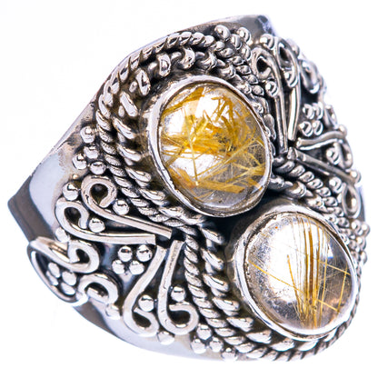 Rutilated Quartz Ring Size 7 (925 Sterling Silver) R4239