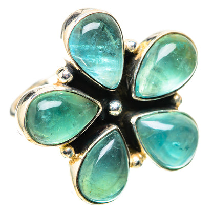 Blue Fluorite Ring Size 6.75 (925 Sterling Silver) RING138345