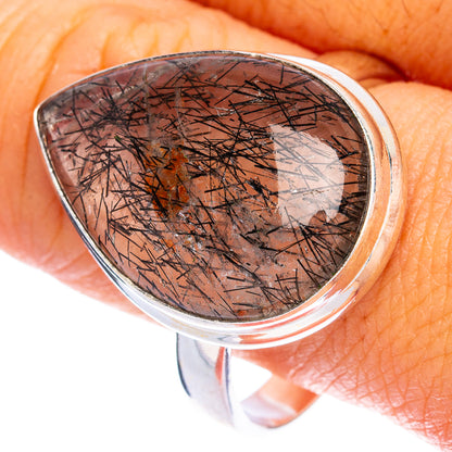 Tourmalinated Quartz Ring Size 12 (925 Sterling Silver) R144431