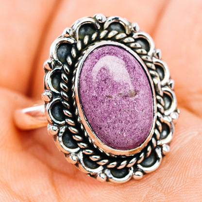Stichtite Ring Size 8 (.925 Sterling Silver)