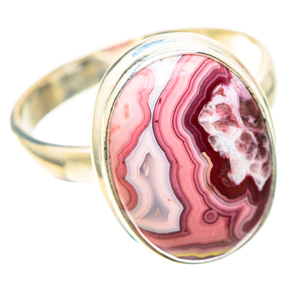 Crazy Lace Agate Ring Size 10.5 (925 Sterling Silver) RING138507