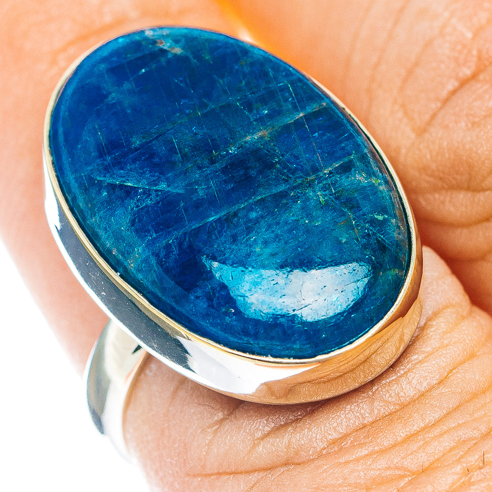 Apatite Ring Size 7.25 (German Silver)