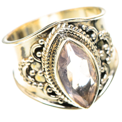 Rose Quartz 925 Sterling Silver Ring Size 8.25 (925 Sterling Silver) RING139342