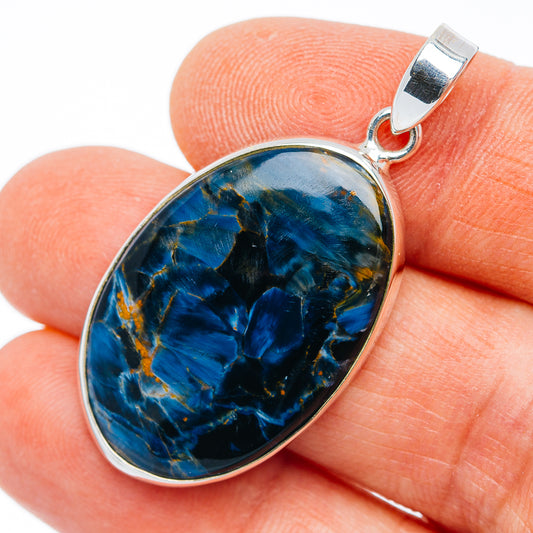 Premium Pietersite Pendant 1 3/4" (.925 Sterling Silver)