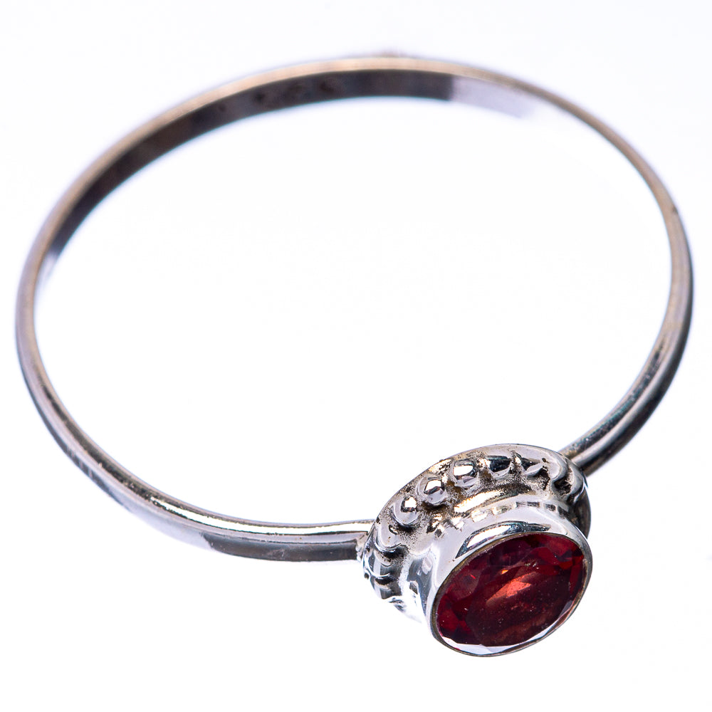 Garnet Dainty Ring Size 10 (925 Sterling Silver) R145226