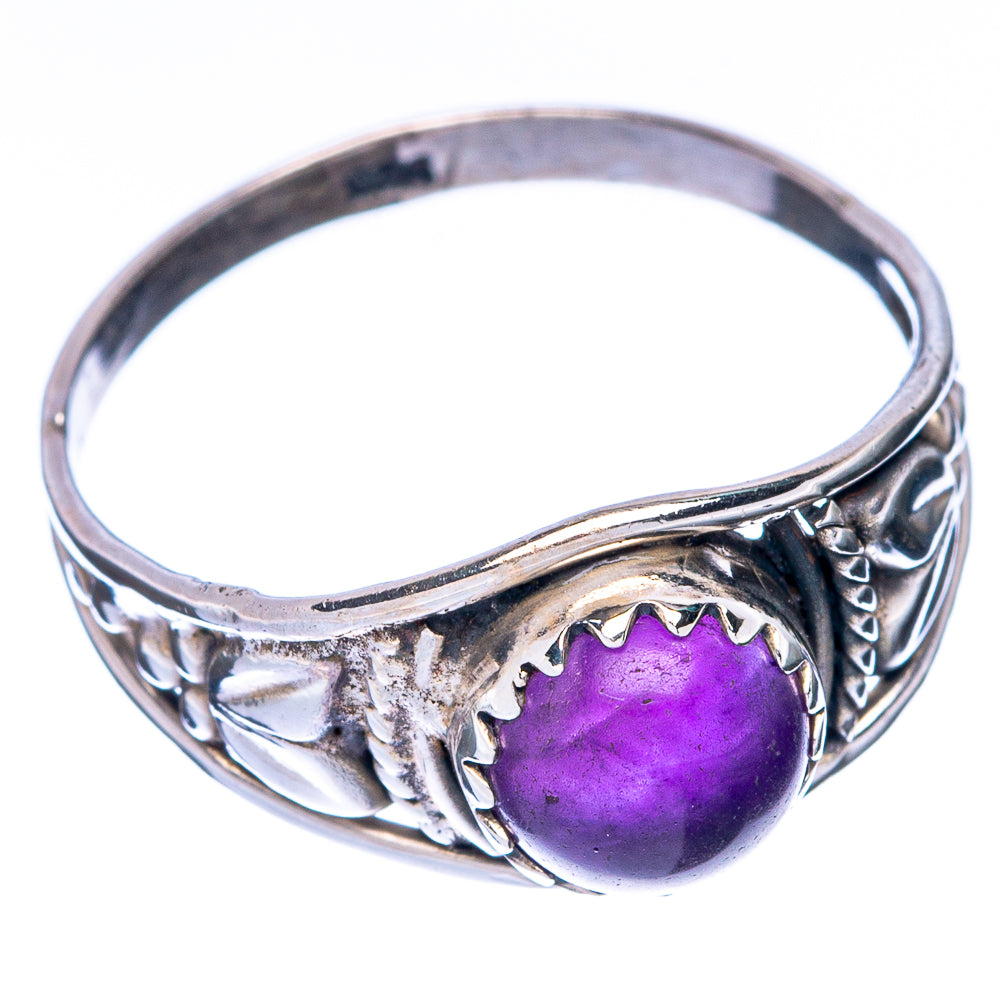 Amethyst Dainty Ring Size 8.25 (925 Sterling Silver) R145001