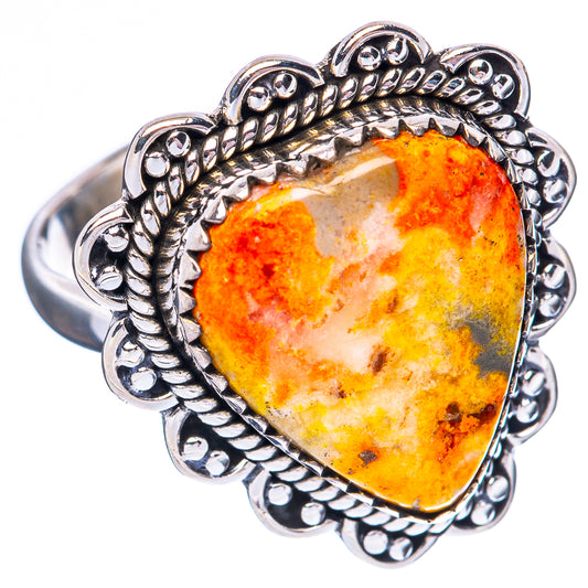 Bumble Bee Jasper Ring Size 8.75 (925 Sterling Silver) R3993