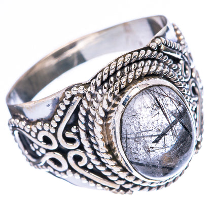 Tourmalinated Quartz Ring Size 7 (925 Sterling Silver) R4060