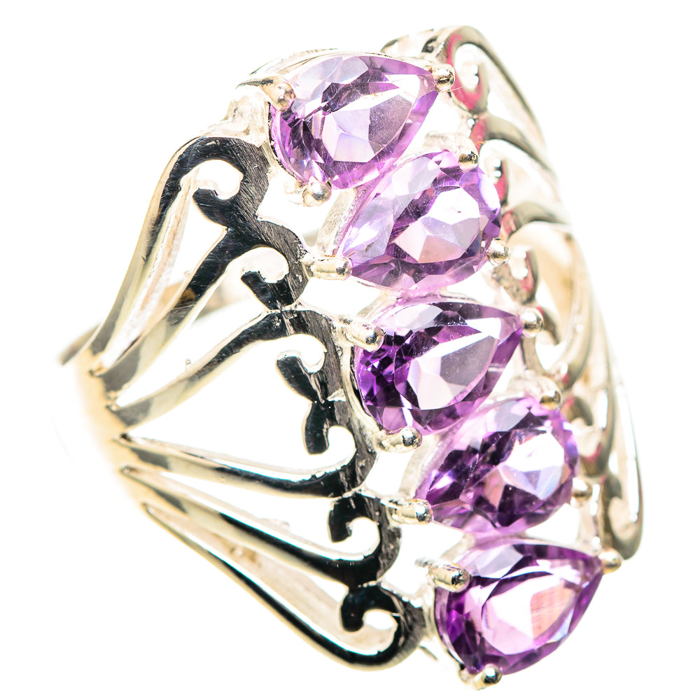 Faceted Amethyst Ring Size 9 (925 Sterling Silver) RING138414