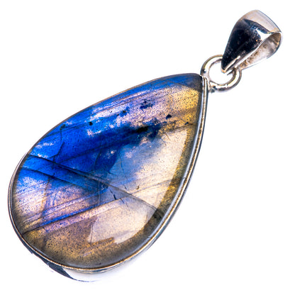 Labradorite Pendant 1 3/4" (925 Sterling Silver) P39050