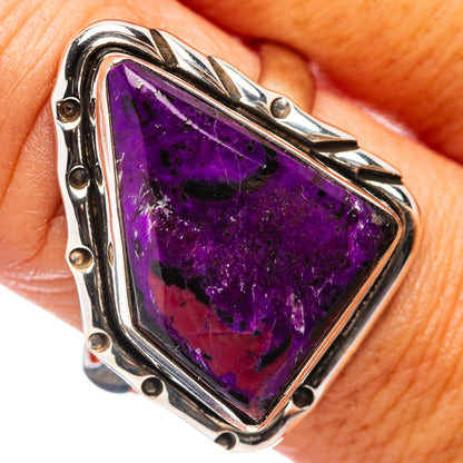 Premium Sugilite Ring Size 10 (.925 Sterling Silver)