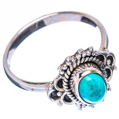 Rare Arizona Turquoise Ring Size 7 (925 Sterling Silver) R3251