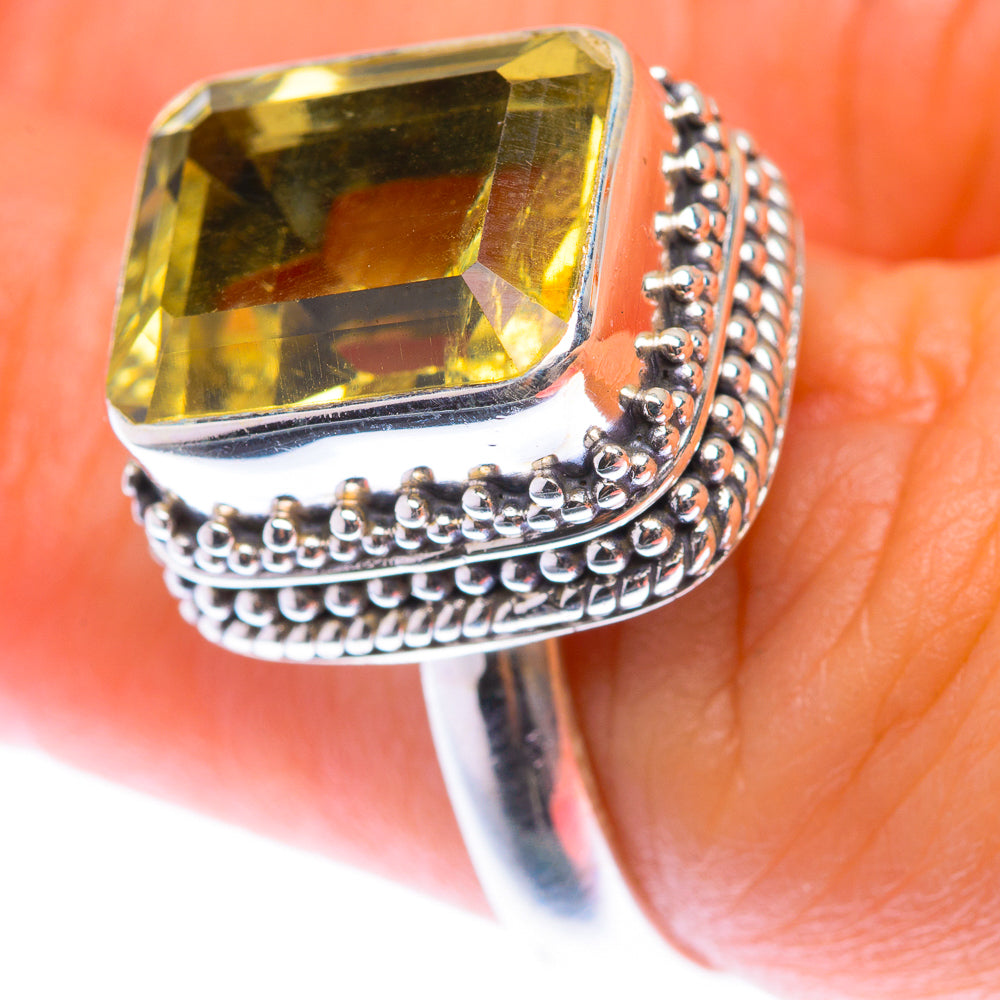 Faceted Citrine Ring Size 7 (925 Sterling Silver) RING139935