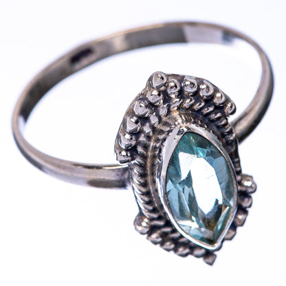 Blue Topaz Dainty Ring Size 7.75 (925 Sterling Silver) R145197