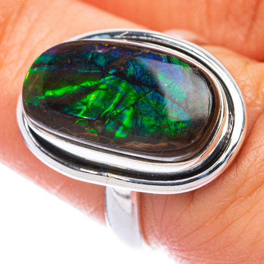 Ammolite Ring Size 6.5 (925 Sterling Silver) R144956