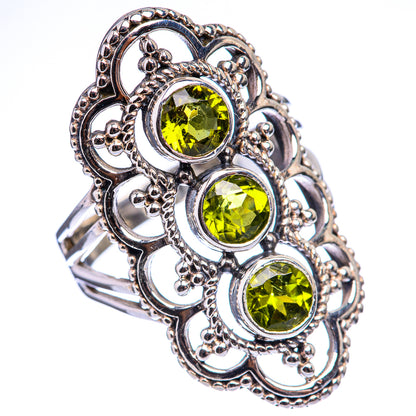 Peridot Ring Size 6.75 (925 Sterling Silver) R142806