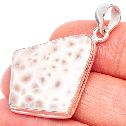 Natrolite Pendant 1 5/8" (925 Sterling Silver) P40971