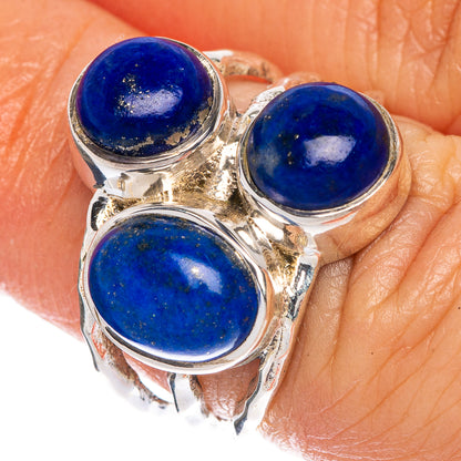 Lapis Lazuli Ring Size 6 (925 Sterling Silver) R1101