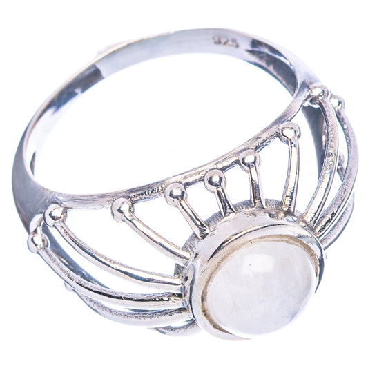 Rainbow Moonstone Ring Size 9.5 (925 Sterling Silver) R4794