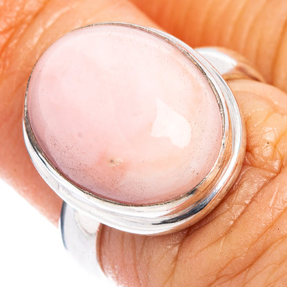 Pink Opal Ring Size 6 (.925 Sterling Silver)