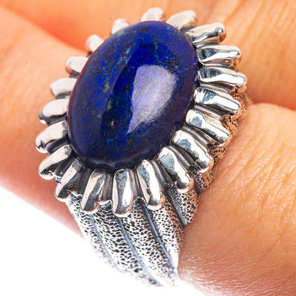 Lapis Lazuli Ring Size 7.25 (925 Sterling Silver) R142373