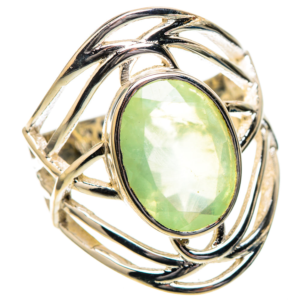 Prehnite Ring Size 8 (925 Sterling Silver) RING137817