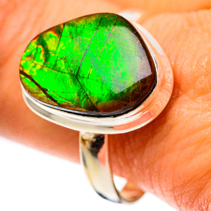 Canadian Ammolite Ring Size 11.75 (925 Sterling Silver) RING138710