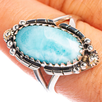 Larimar Ring Size 9 (925 Sterling Silver) R144238