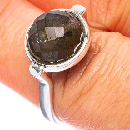 Premium Labradorite 925 Sterling Silver Ring Size 6.75 Ana Co R3621