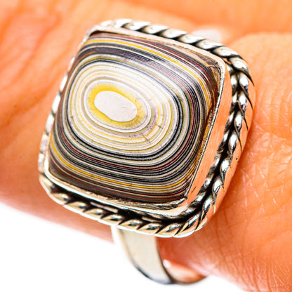 Fordite Ring Size 9.75 (925 Sterling Silver) RING138863