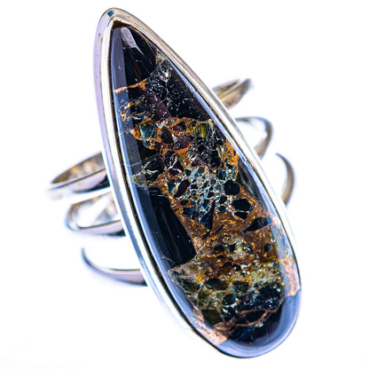Large Mohave Black Onyx Ring Size 10.75 (925 Sterling Silver) RING140236