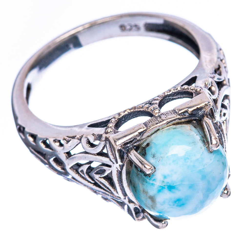 Larimar Ring Size 6.5 (925 Sterling Silver) R2378