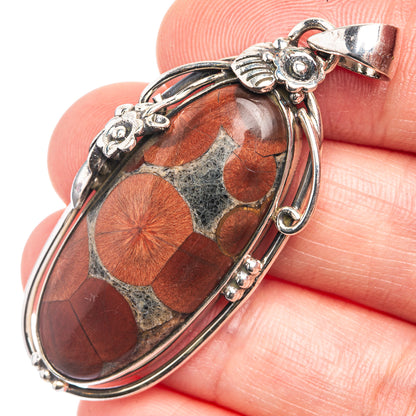Poppy Jasper Pendant 2" (925 Sterling Silver) P39288