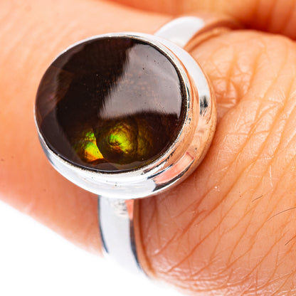 Rare Mexican Fire Agate Ring Size 6.75 (925 Sterling Silver) R2221