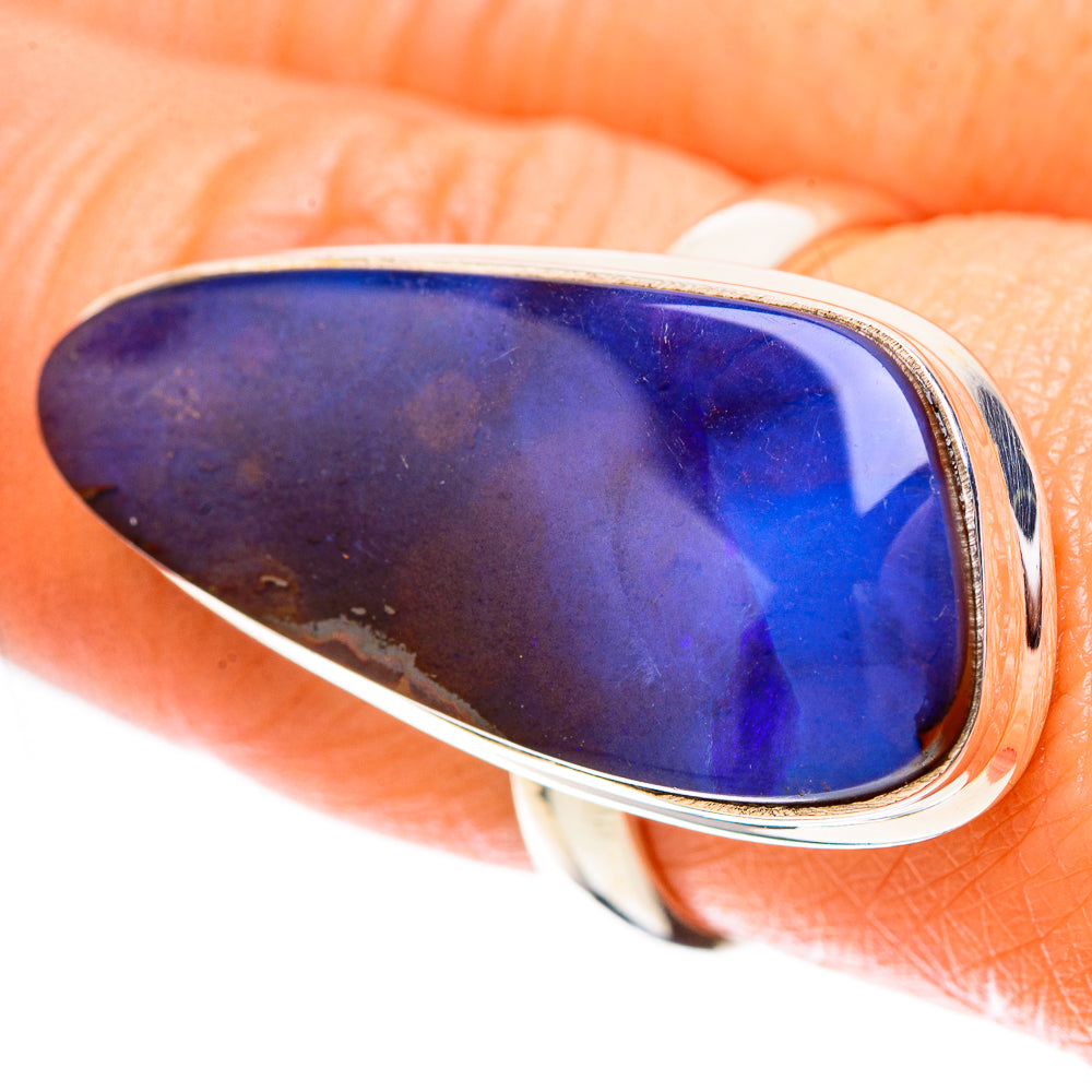 Boulder Opal Ring Size 8 (925 Sterling Silver) RING137952