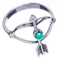 Rare  Arizona Turquoise Arrow Ring Size 8.5 (925 Sterling Silver) R147048