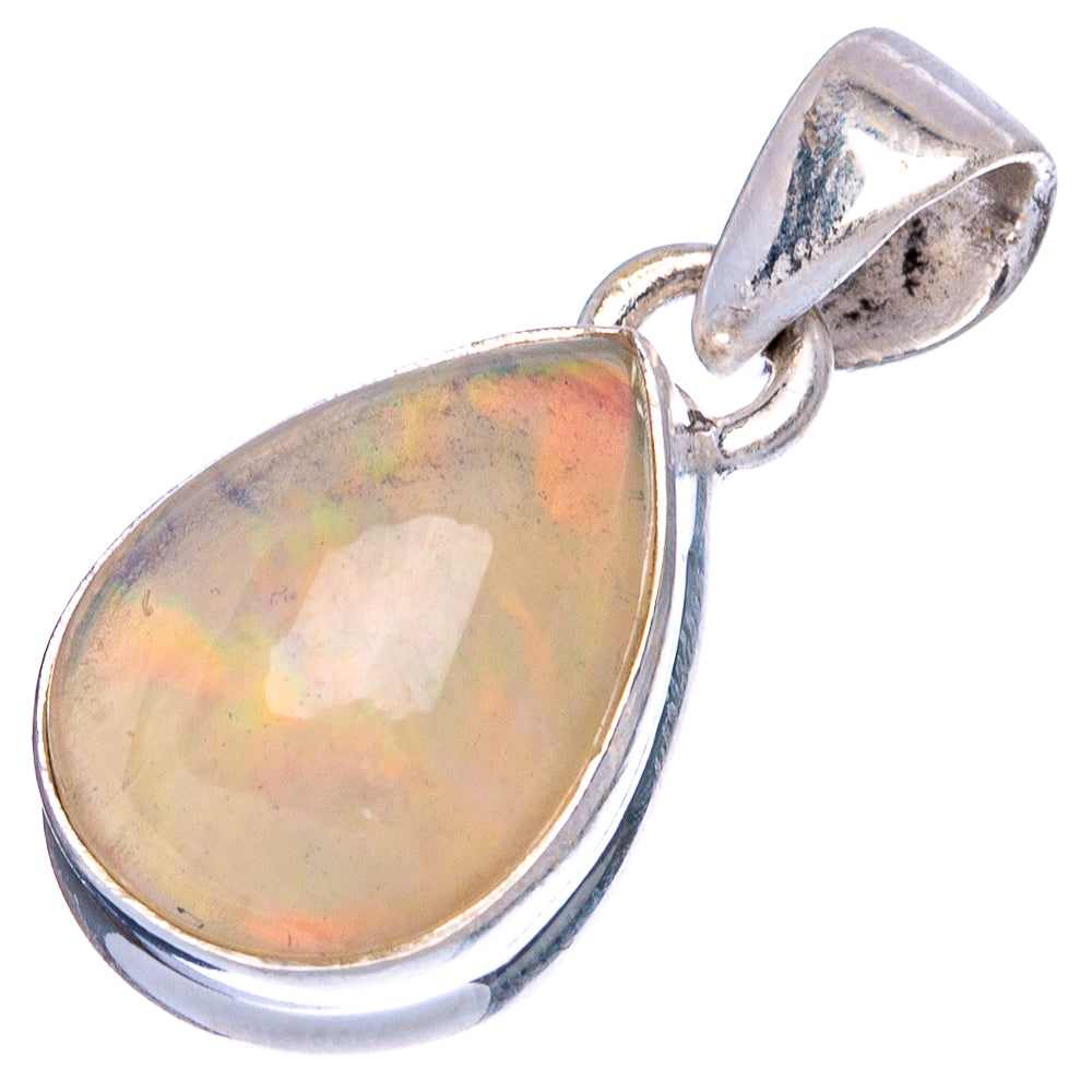 Rare Large Ethiopian Opal Pendant 7/8" (925 Sterling Silver) P43422