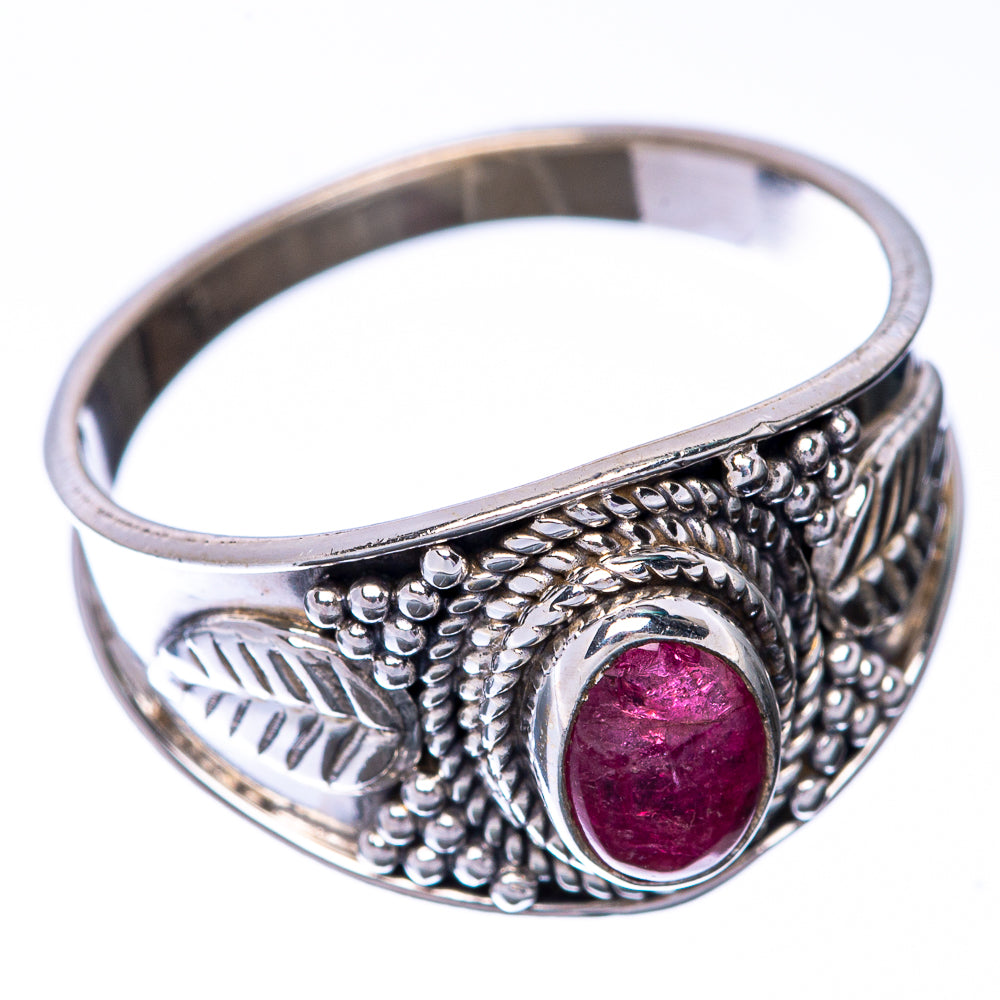 Pink Tourmaline Dainty Ring Size 7.25 (925 Sterling Silver) R145218