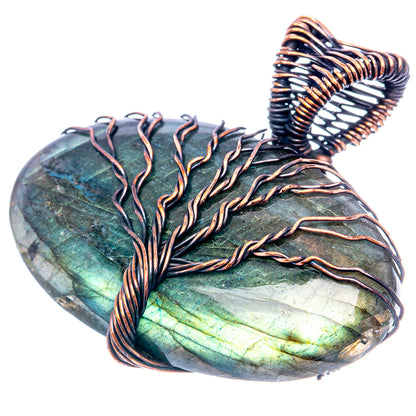 Labradorite Tree of Life 1 5/8" (Oxidized Copper)