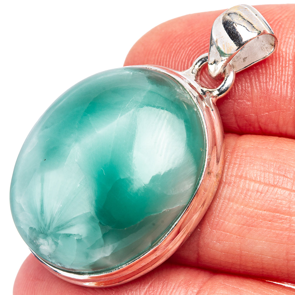 Smithsonite Pendant 1 3/8" (.925 Sterling Silver)