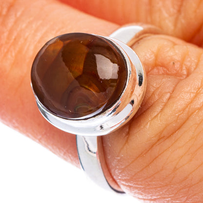 Rare Mexican Fire Agate Ring Size 6.5 (925 Sterling Silver) R146589