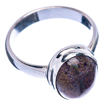 Rare Andamooka Opal Ring Size 7 (925 Sterling Silver) R145609