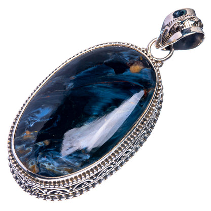Pietersite 925 Sterling Silver Pendant 2"