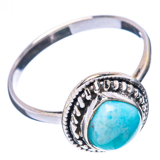 Larimar Ring Size 8.75 (925 Sterling Silver) R4433