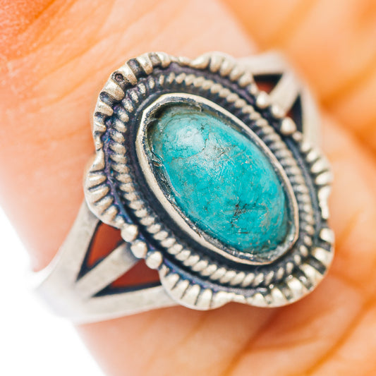 Mojave Turquoise Ring Size 6 (.925 Sterling Silver)