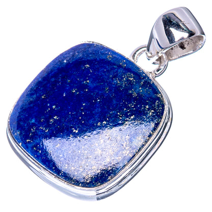 Lapis Lazuli Pendant 1 1/8" (925 Sterling Silver) P40890