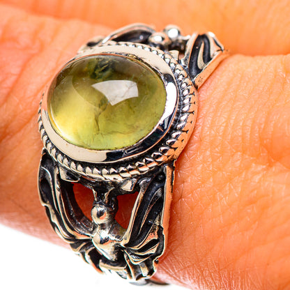 Prehnite Ring Size 9 (925 Sterling Silver) RING138479