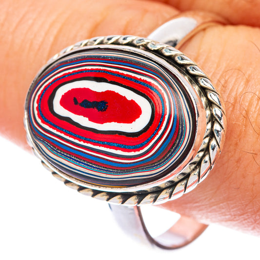 Fordite Ring Size 12 (925 Sterling Silver) R144893