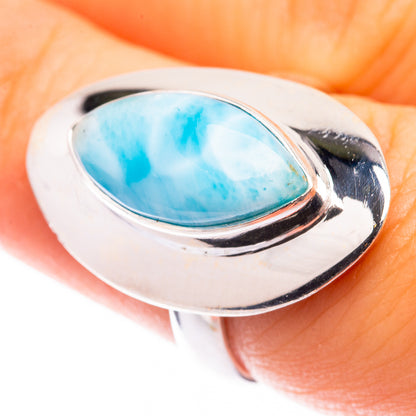 Larimar Ring Size 7 (925 Sterling Silver) R141301