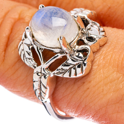 Rainbow Moonstone Ring Size 9.25 (925 Sterling Silver) R146439